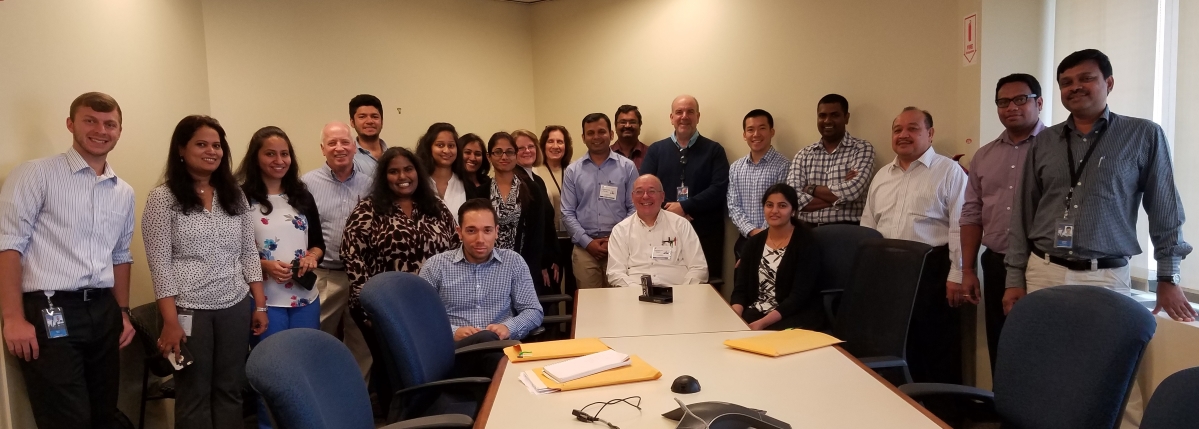 Here’s the Ohio part of a large AEP/Capgemini team that worked with Dan Pecchia (standing, near the middle) for the past two years on a set of important technology projects. A larger part of the team worked from India.